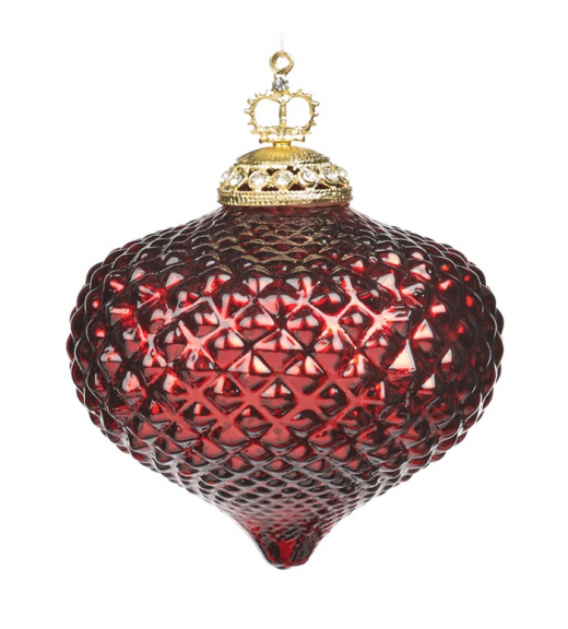 Decoro Palla Corona Burgundy - Collezione The North Pole - Goodwill