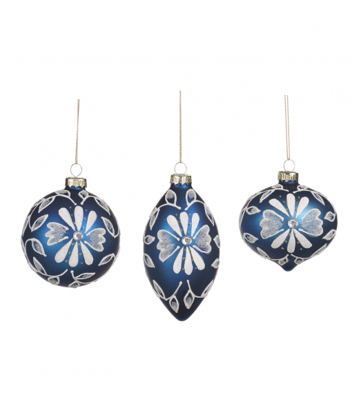 Decoro Jewel Flowers S/3 - Collezione Delft Delight - Goodwill