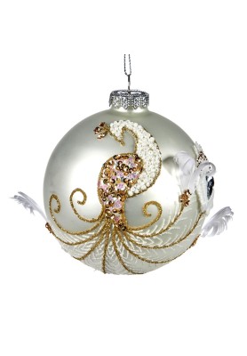Decoro Palla Pavone - Collezione Golden Lace - Goodwill