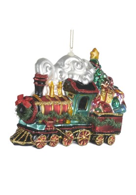 Decoro Trenino con Regali - Collezione Traditional Winter - Goodwill
