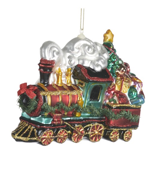 Decoro Trenino con Regali - Collezione Traditional Winter - Goodwill