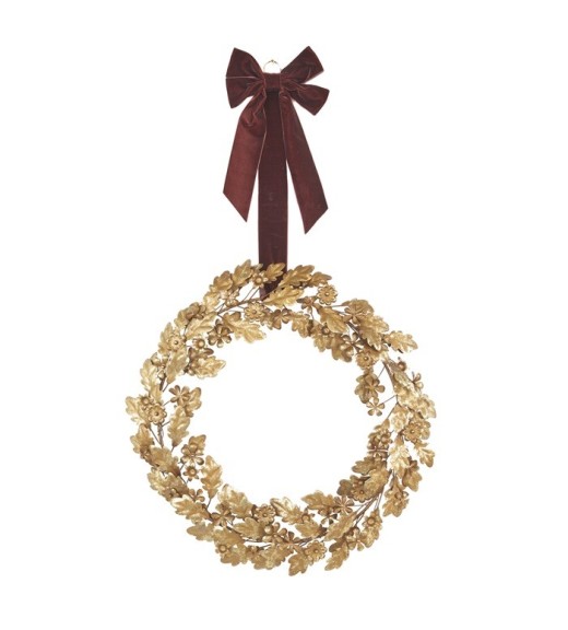 Ghirlanda Metal Foglie di Quercia D86 - Goodwill