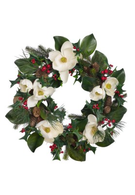 Ghirlanda Magnolia e Agrifoglio D66 - Goodwill