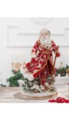 Babbo Natale in porcellana con Animali H48 - Collezione Town and Country - Fitz and Floyd 