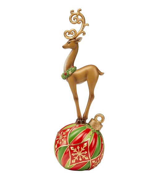 Sfera Renna con Led H43 - Unica Noel