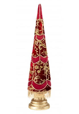 Albero di Natale Cono in velluto H94 - Lamart Noel