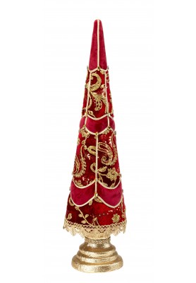 Albero di Natale Cono in velluto H72 - Lamart Noel