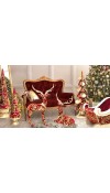Albero di Natale Cono in velluto H72 - Lamart Noel