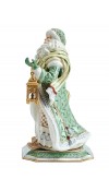 Babbo Natale in porcellana con Lanterna H34 - Collezione Gregorian Studio - Fitz and Floyd 