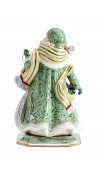Babbo Natale in porcellana con Lanterna H34 - Collezione Gregorian Studio - Fitz and Floyd 