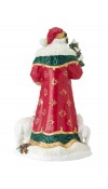 Babbo Natale in porcellana con Animali H47 - Collezione Woodland Holiday - Fitz and Floyd 