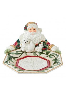 Centrotavola Babbo Natale - Collezione Woodland Holiday - Fitz and Floyd 