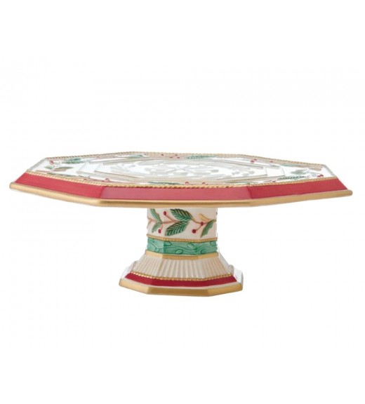 Alzata in porcellana H13 - Collezione Woodland Holiday - Fitz and Floyd 