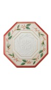 Alzata in porcellana H13 - Collezione Woodland Holiday - Fitz and Floyd 