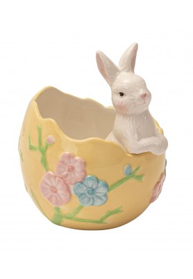 Ciotola Uovo con Coniglio in ceramica H15cm - Palais Royal