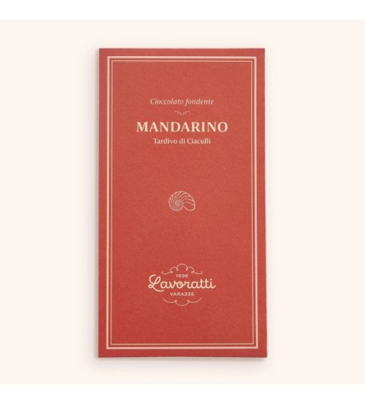 Tavoletta Cioccolato Fondente e Mandarino Tardivo di Ciaculli - Linea Lavoratti 1938