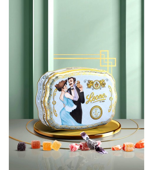 Latta Liberty Azzurra con gelatine - Linea Gelèe - Leone dal 1857