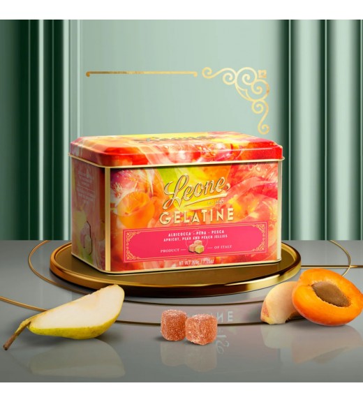 Latta gelatine polpa di frutta 200g - Leone dal 1857