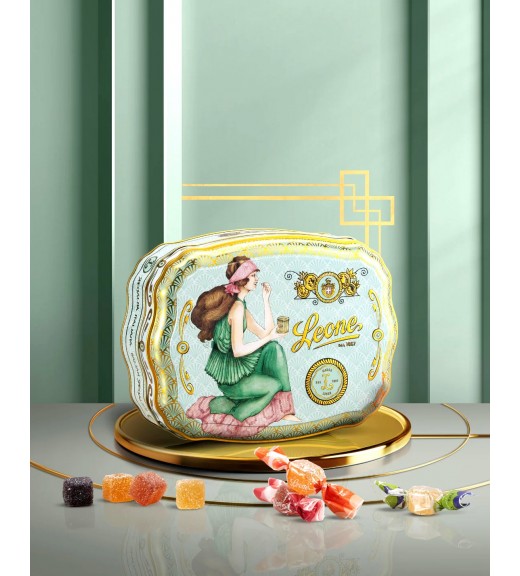 Latta Liberty Verde con gelatine - Linea Gelèe - Leone dal 1857