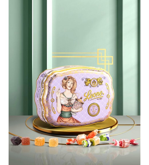 Latta Liberty Viola con gelatine - Linea Gelèe - Leone dal 1857