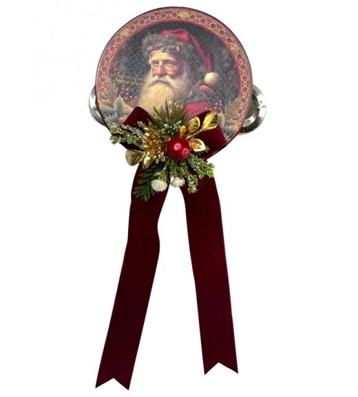Tamburello Natalizio Passione Cardinale D10 - Madame Fioccò