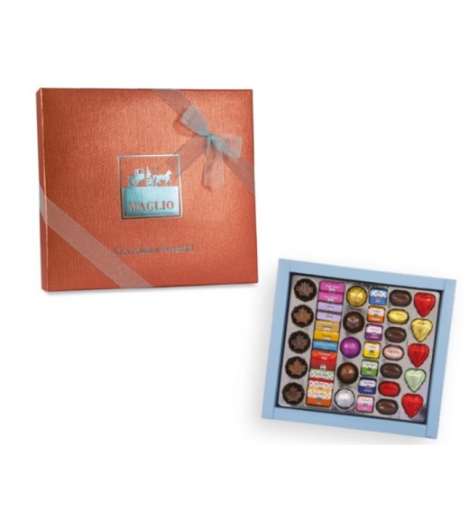 Scatola Cioccolatini Luxury Copper gr.340  - Maglio Arte Dolciaria