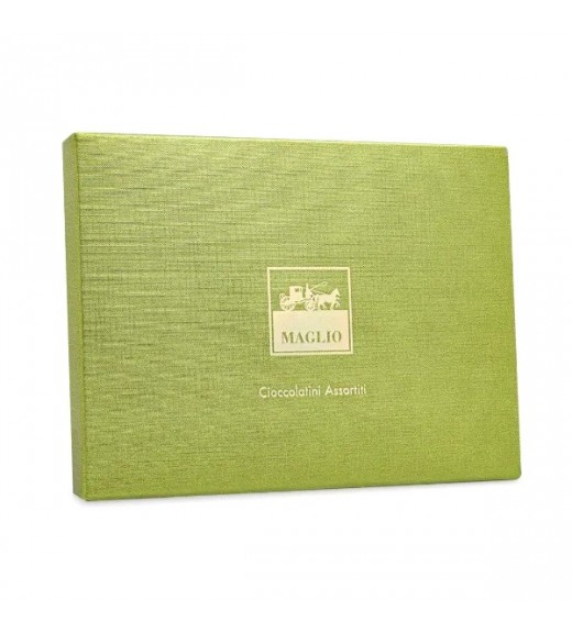 Scatola Cioccolatini Green Glamour 400g - Cioccolato Maglio 