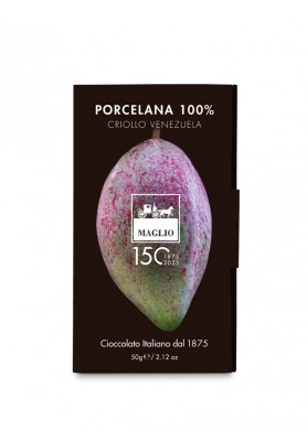 Tavoletta Cioccolato Fondente Massa di Cacao Pura Porcelana 100% - Cioccolato Maglio