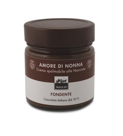 Crema di Cioccolato Fondente e Nocciole Amore di Nonna 220g -  Cioccolato Maglio