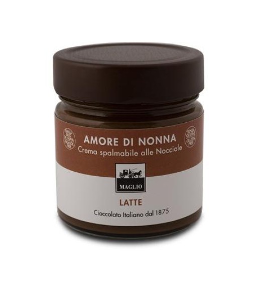Crema di Cioccolato al latte e nocciole Amore di Nonna 220g - Cioccolato Maglio