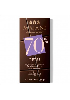 Tavoletta MonoProvenienza Cioccolato Extra Fondente Perù 70% - Majani 1796