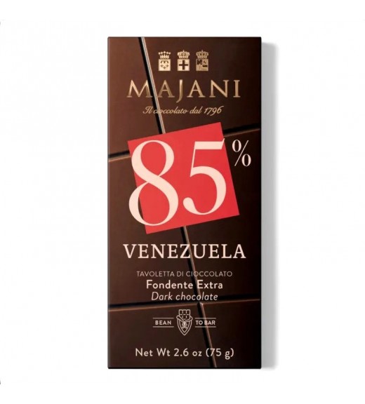 Tavoletta MonoProvenienza Cioccolato Fondente Venezuela 85% - Majani 1796