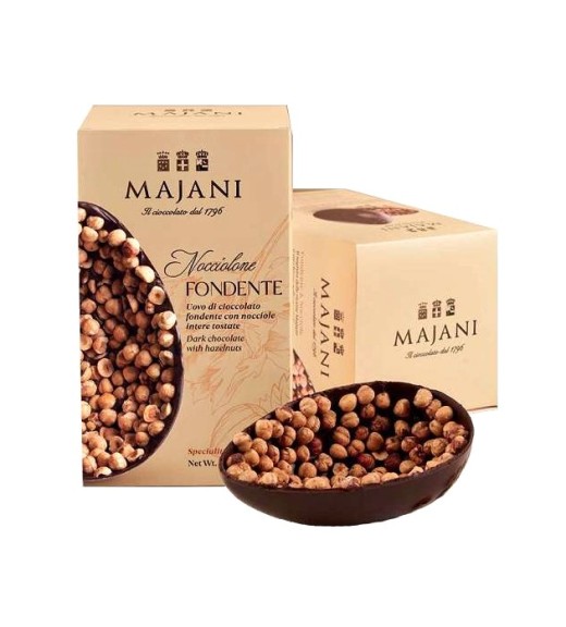 Uovo Nocciolone Cioccolato Fondente gr.400 - Majani 1796