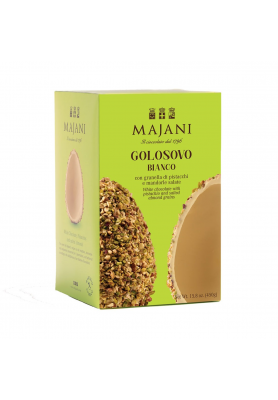 Uovo Golosovo Cioccolato Bianco e Pistacchi 450g - Majani 1796
