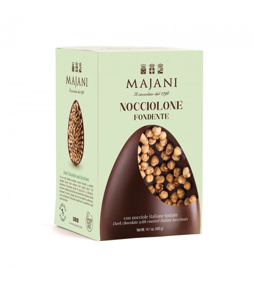 Uovo Nocciolone Cioccolato Fondente 400g - Majani 1796