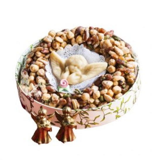Cofanetto con Croccante di Natale e Angioletto in Pasta Reale - I Peccatucci di Mamma Andrea