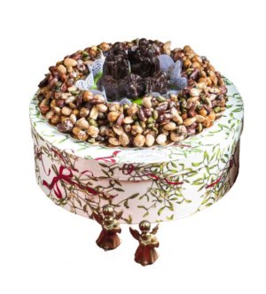 Cofanetto con Croccante di Natale e Presepe in Cioccolato - I Peccatucci di Mamma Andrea