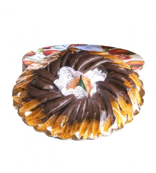 Cofanetto Arance ricoperte di Cioccolato fondente e frutto di pasta reale - I Peccatucci di Mamma Andrea