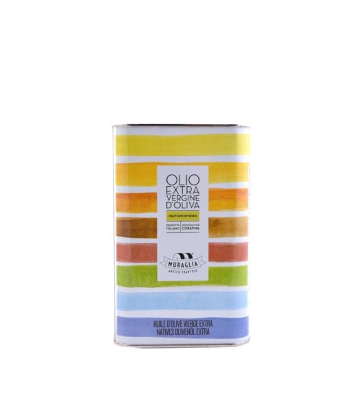 Olio Essenza Fruttato Medio Lattina Arcobaleno da 1lt  - Antico Frantoio Muraglia