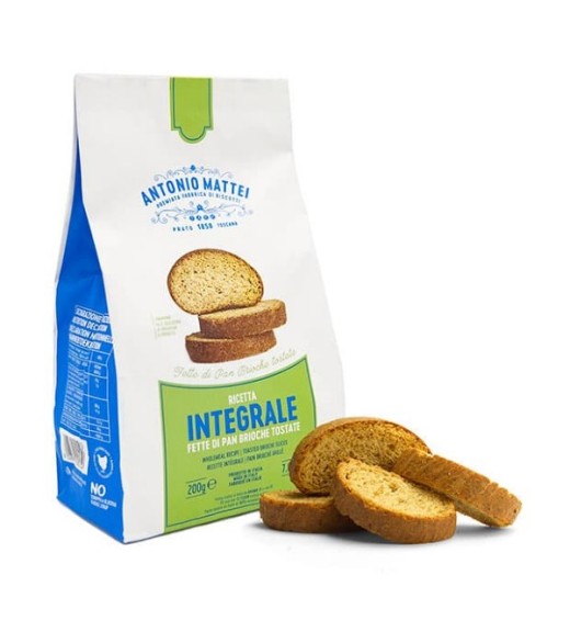 Fette di Pan Brioche Tostate - Ricetta con Farina Integrale - Antonio Mattei