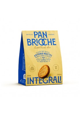 Fette di Pan Brioche Tostate con Farina Integrale 200g - Antonio Mattei