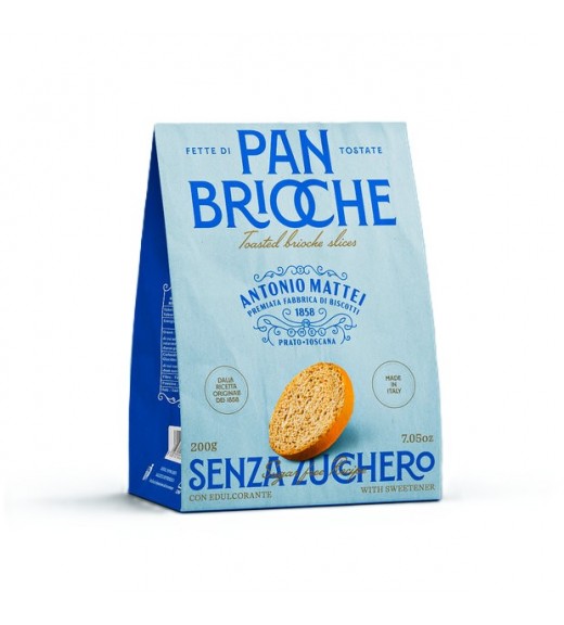 Fette di Pan Brioche Tostate Senza Zucchero 200g - Antonio Mattei