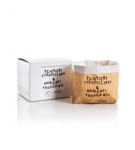 Candela Profumata Black Pepper&Tonka Bean - Pensieri Stropicciati & Ambienti Profumati - Cereria Pernici