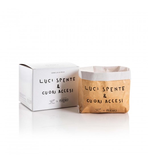 Candela Profumata Vanilla&Milk - Luci Spente & Cuori Accesi - Cereria Pernici