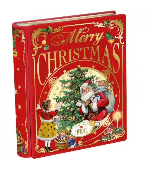 Confezione Latta Nostalgic Christmas Libro  - Heidel Confiserie