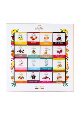 Cofanetto "Panache" 48 Napolitains Assortiti - Dolfin Chocolat