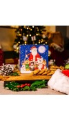 Biscotti Latta Natalizia Babbo Natale Gatti e Cani 250g - Farmhouse Biscuits