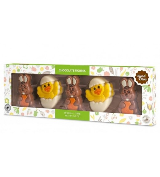 Confezione Pulcini e Conigli in cioccolato 150gr - Martinez Chocolatier