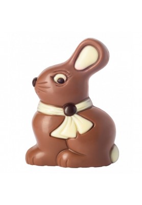 Coniglietto in Cioccolato con fiocco - Linea Weibler Chocolaterie