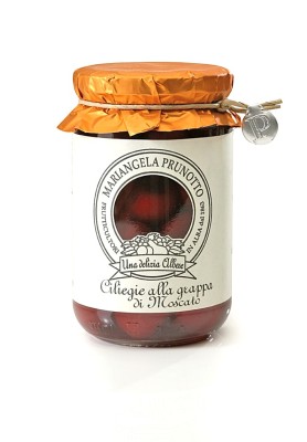 Ciliegie alla Grappa di Moscato - Linea Azienda Agricola Prunotto dal 1863